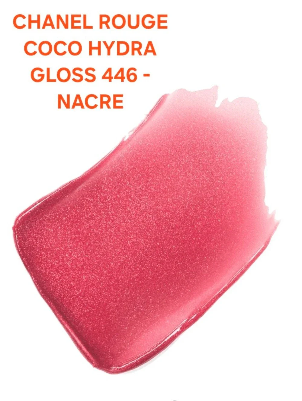 CHANEL ROUGE COCO HYDRA GLOSS 446 - NACRE. BNIB